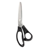 LDH 9? Pinking Shears - Black Plastic Handles